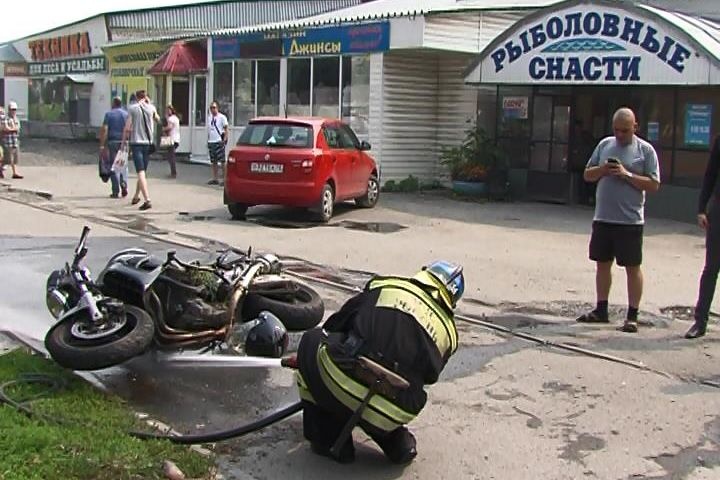  тюмени водитель иномарки задавил байкера 