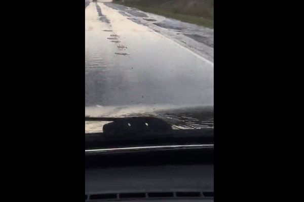  южноуральская трасса покрылась льдом 