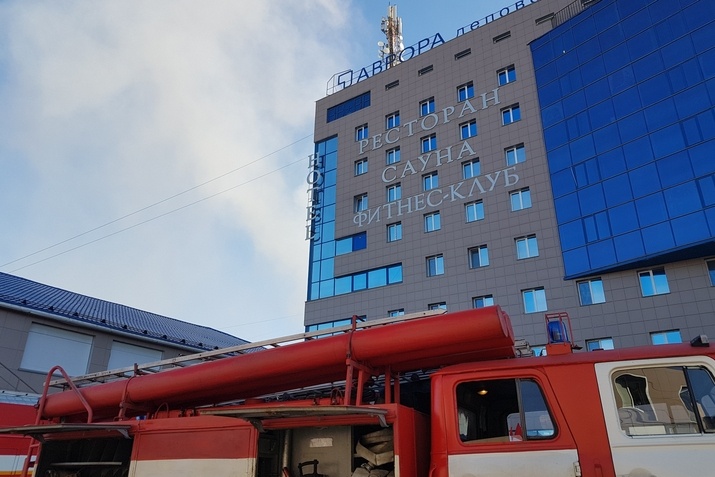  пожар произошел челябинском отеле аврора 