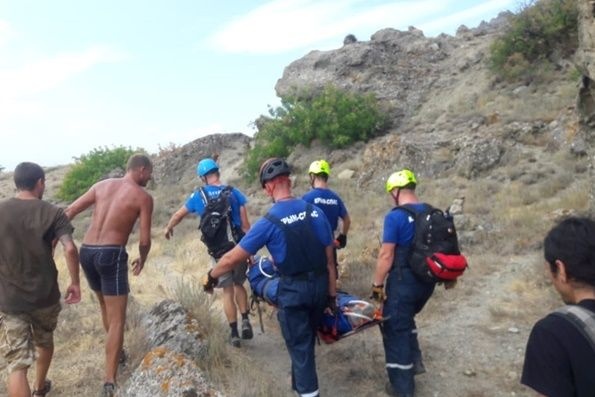  турист екатеринбурга сорвался скалы крыму 