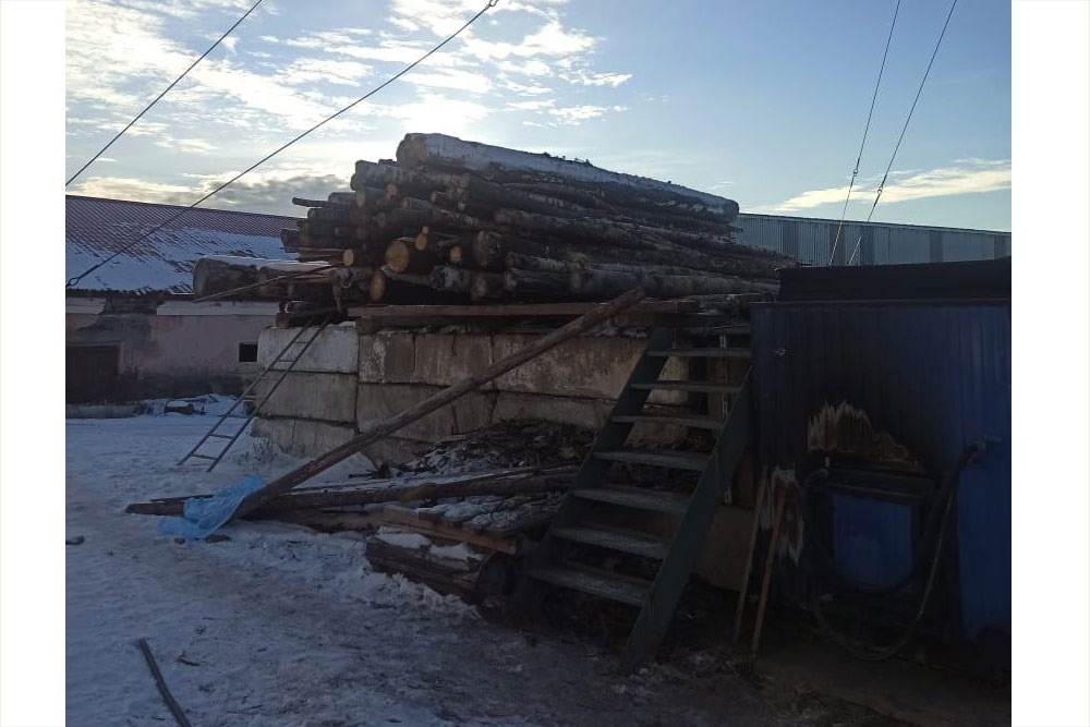  урале рабочего убило бревном 