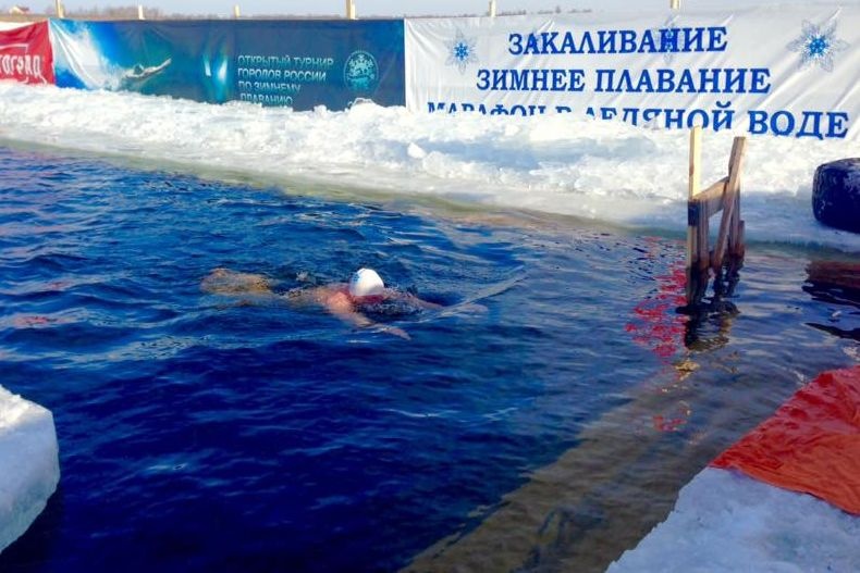  тюменские моржи нырнули рекордом гиннесса 
