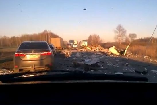  трассе екатеринбург тюмень столкнулись грузовика 