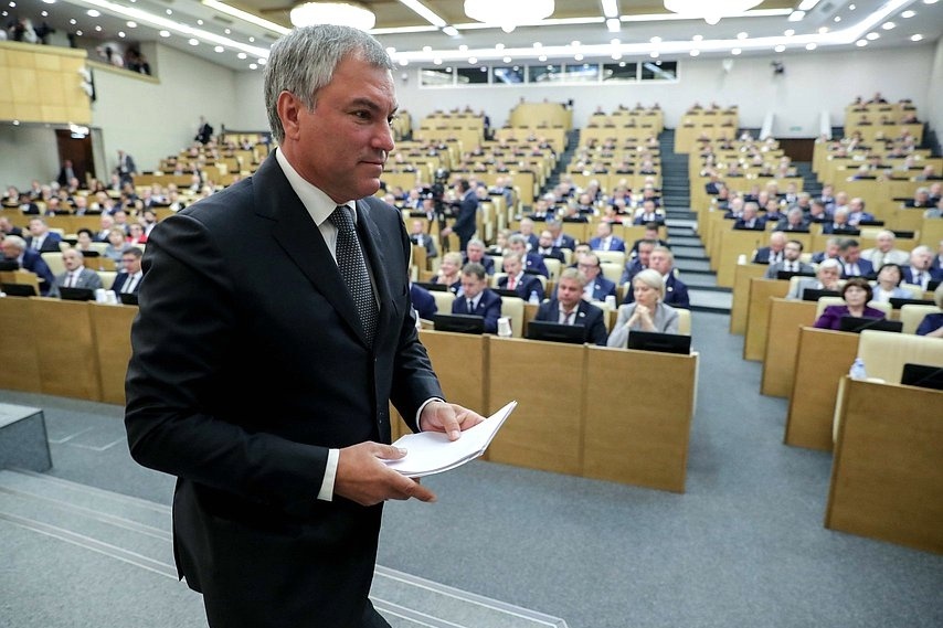  володин назвал количество законопроектов столе госдумы 