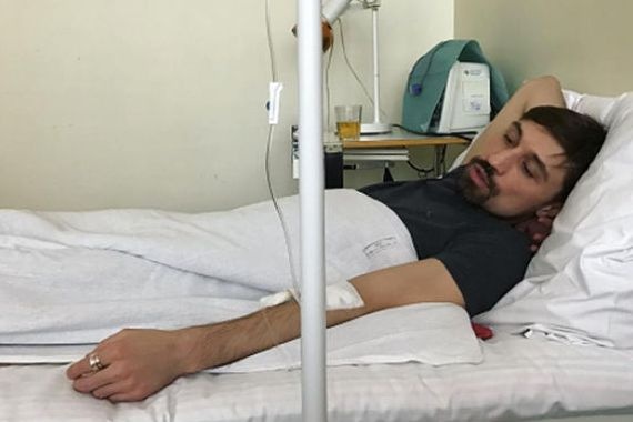  диму билана держат капельницей бронхита 