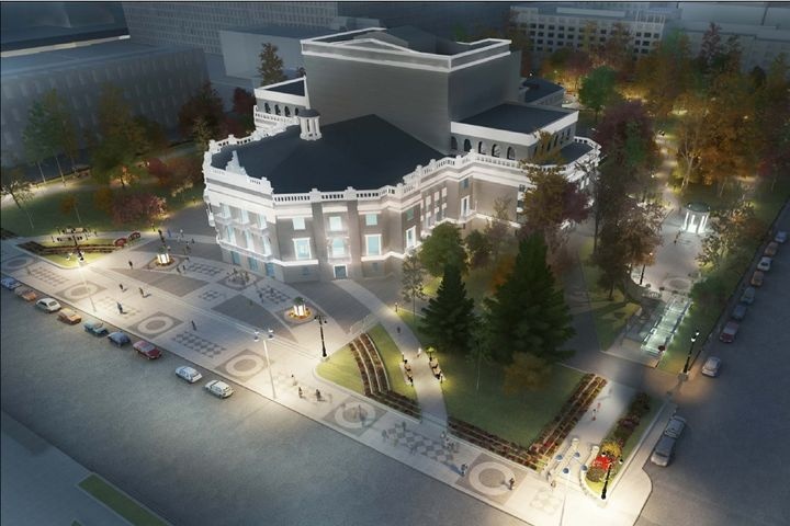  екатеринбургскую оперу окружат светящиеся ротонды 