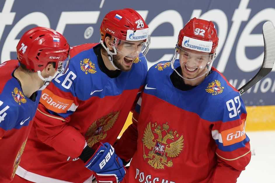  российские хоккеисты разгромили немцев счетом 