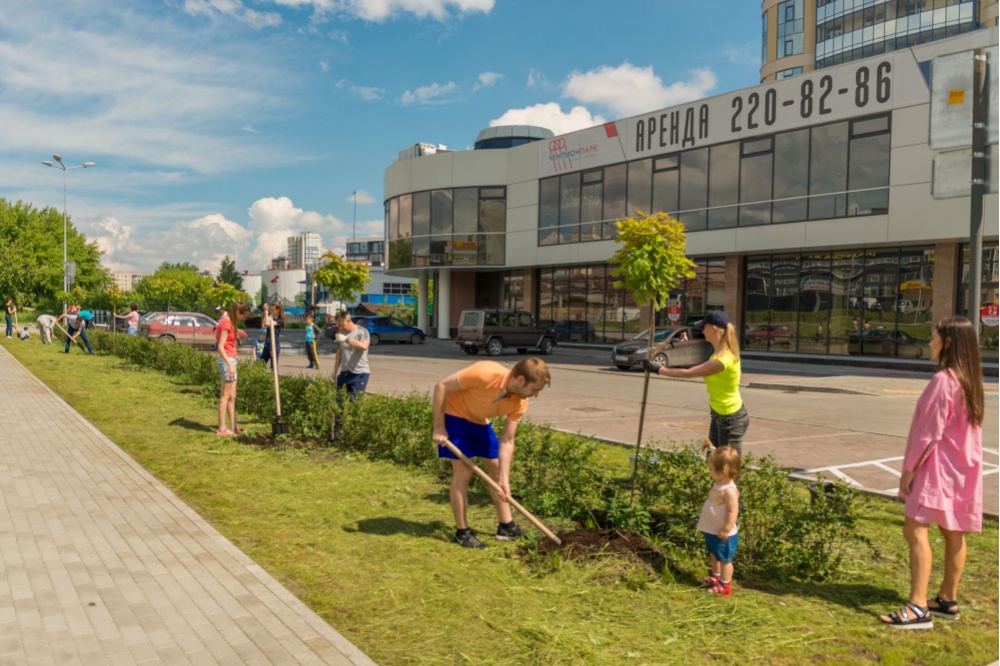 екатеринбургском чемпион парке появилась собственная аллея 