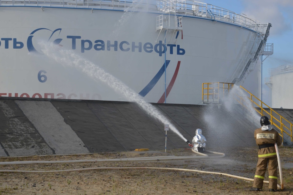  транснефть сибирь провела пожарные учения резервуарном парке югре 