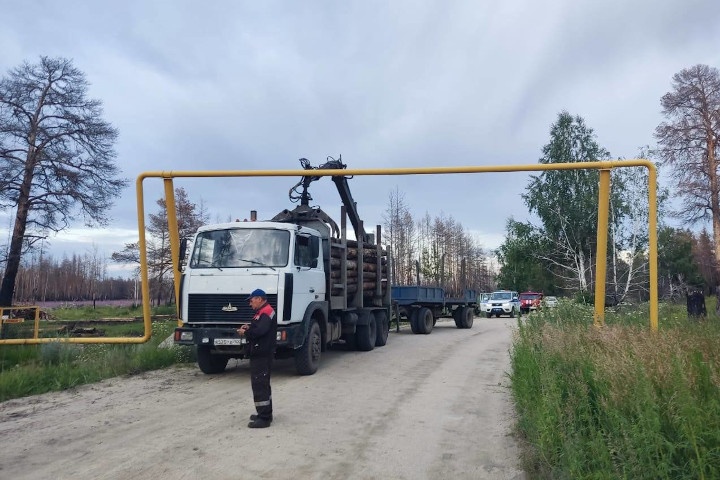  лесовоз оставил газа жителей поселков южном урале 