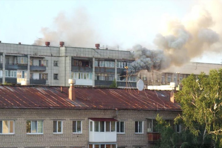  центре екатеринбурга вспыхнула квартира девятиэтажке 