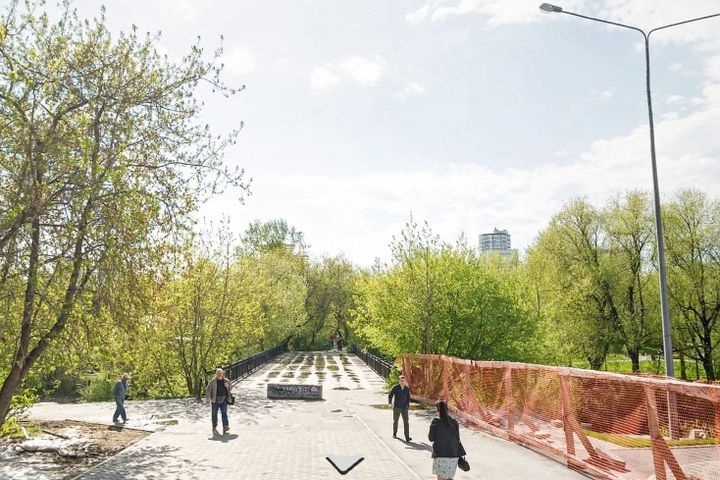  открытие моста исеть дендропарка затормозил коллектор 