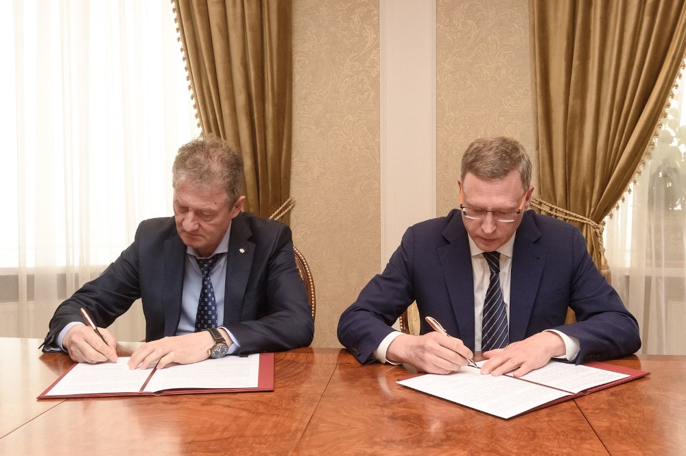  губернатор омской области гендиректор угмк подписали соглашение сотрудничестве 