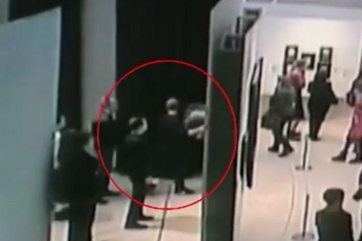  опубликовано видео похищения картины третьяковки 