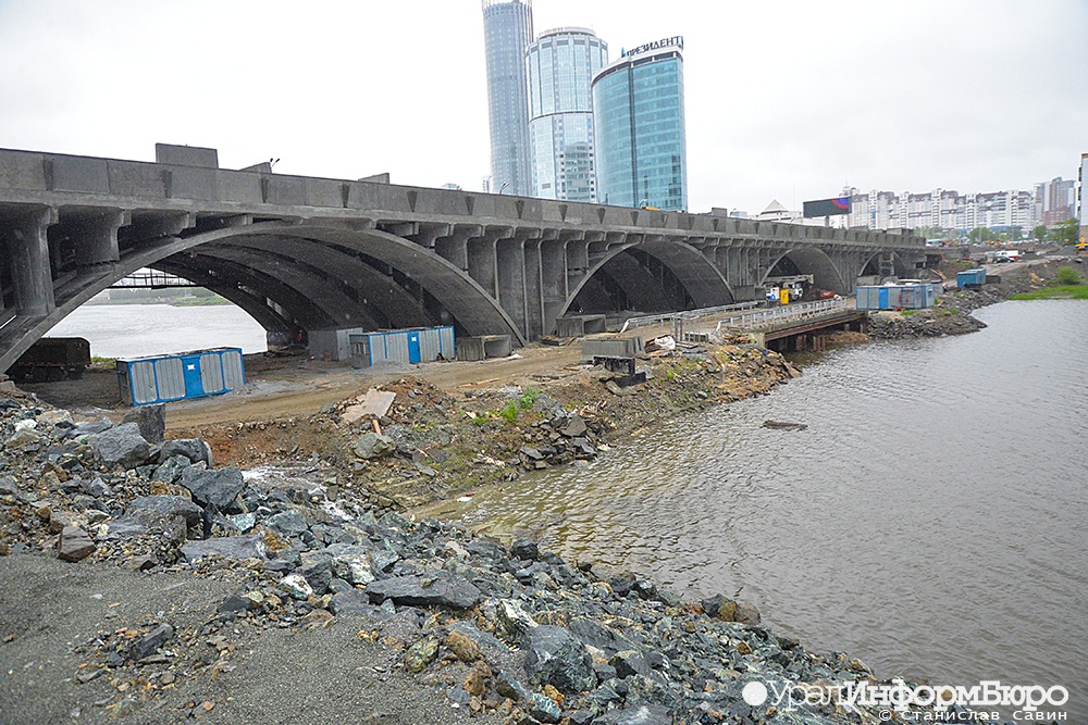  макаровском мосту завершились требующие низкой воды работы 