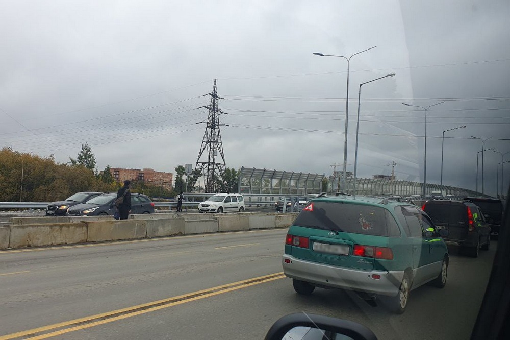  движение новой части развязки калины вновь встало 