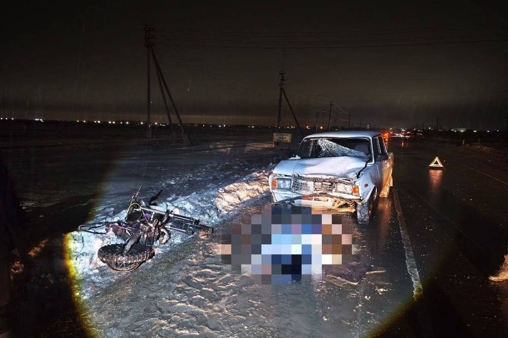  старый русский автомобиль питбайк столкнулись тюменской области погиб 