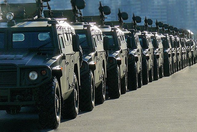 В горную мотострелковую бригаду ЦВО поступили бронированные автомобили «Тигр»