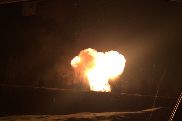 На Ямале горел газопровод - факел вспыхнул на 15 метров
