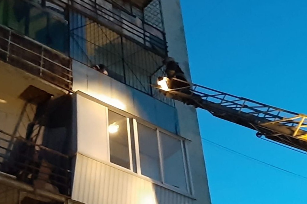  полусотни екатеринбуржцев вывели горящей девятиэтажки 