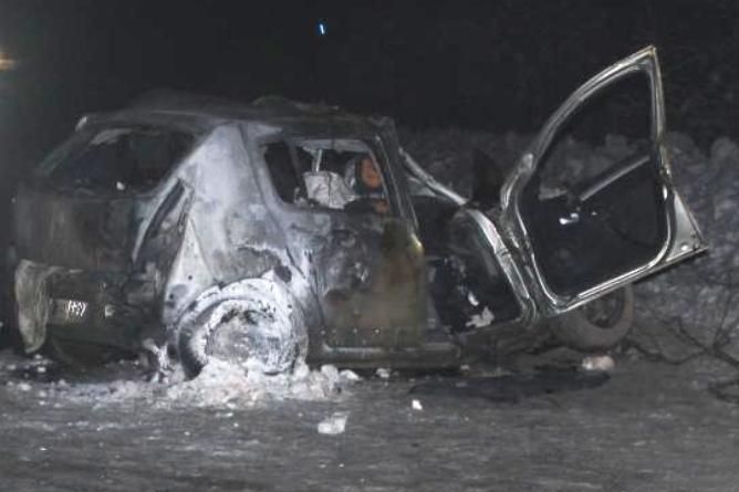 ДТП с микроавтобусом на трассе в Прикамье: оба водителя погибли в горящих машинах