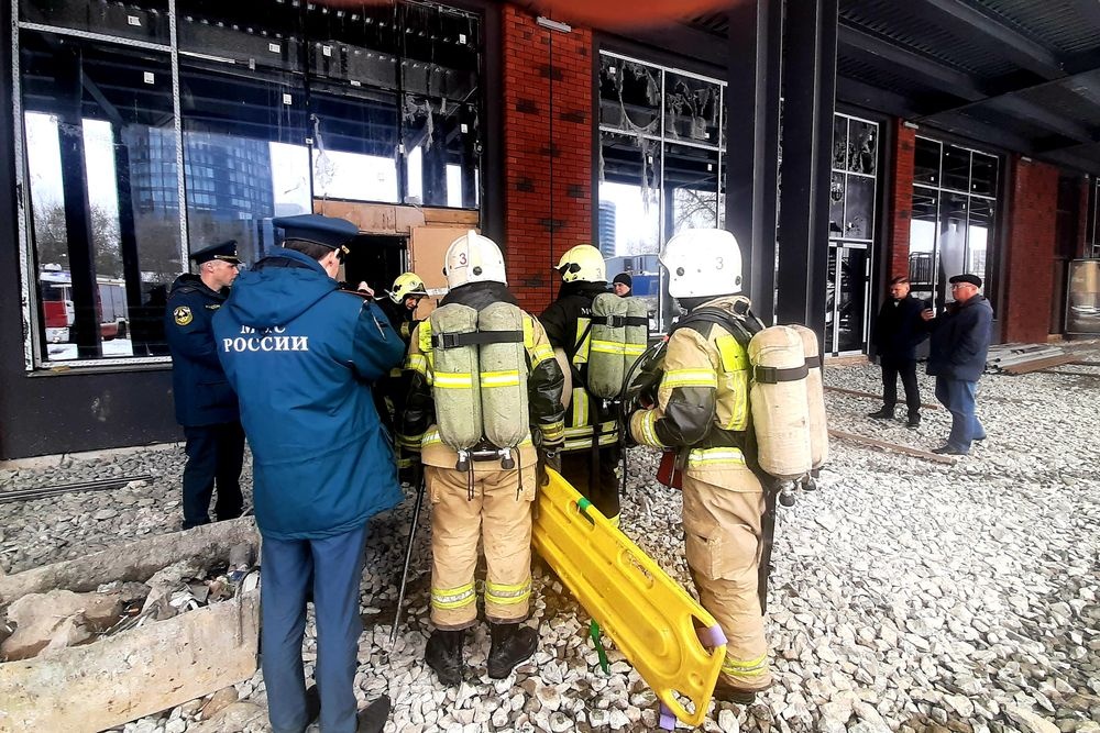 На новом объекте "Екатеринбург Сити" прошли противопожарные учения