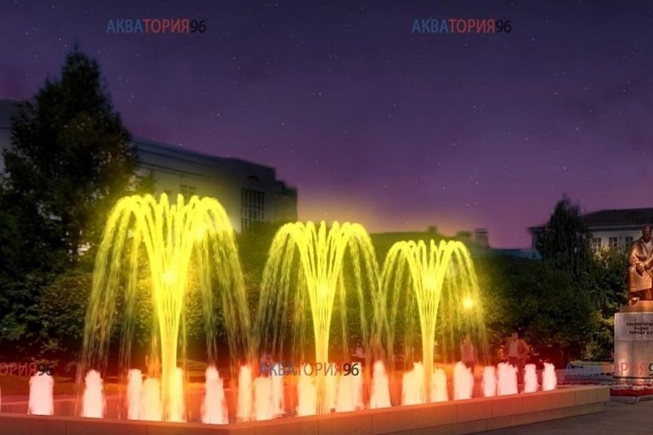 В Екатеринбурге вновь переделают фонтан у памятника Попову