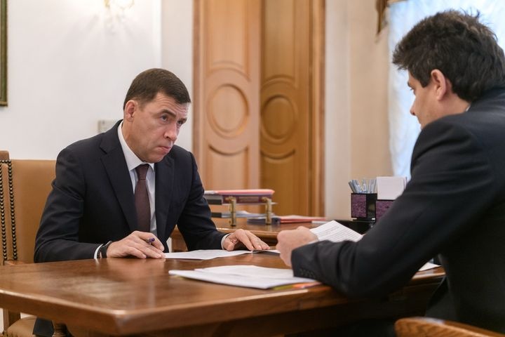 Свердловский губернатор и мэр Екатеринбурга обсудили нерадивость подрядчиков