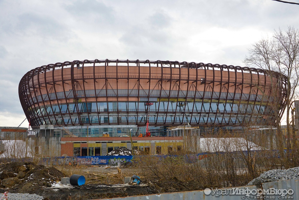 Открытие ледовой арены в центре Екатеринбурга перенесли на конец 2024 года
