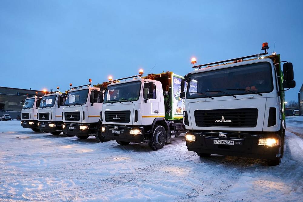 В Челябинской области из-за морозов возникли проблемы с вывозом мусора