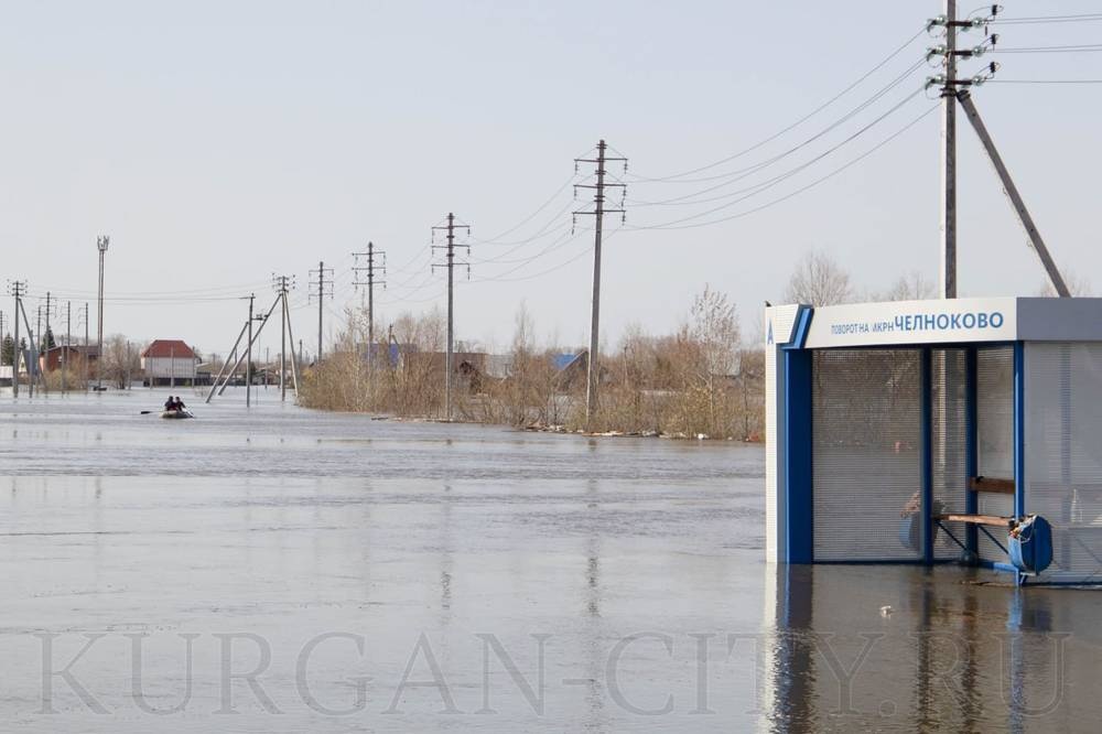 Уровень воды в Тоболе снизился в Кургане до 9,88 метра
