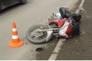 Екатеринбурженка на иномарке сбила мотоциклиста
