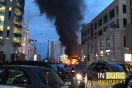 В центре Екатеринбурга вспыхнула летняя веранда кафе (ВИДЕО)