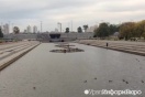 В Екатеринбурге начали разбирать фонтан на Плотинке