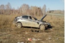На южноуральской трассе перевернулась иномарка - двое погибли