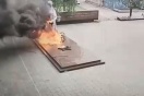 В Серове двое детей устроили пожар на мемориальном комплексе